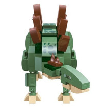 Little Story Block (Leg Godt) Toy Dinosaurs World - Stegosaurus (322 Pcs) For 3Years+, Unisex (LS_CTDIWO_ST)