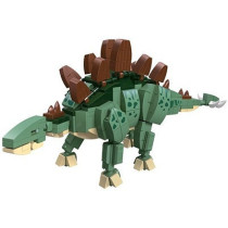 Little Story Block (Leg Godt) Toy Dinosaurs World - Stegosaurus (322 Pcs) For 3Years+, Unisex (LS_CTDIWO_ST)