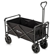 Teknum Folding Wagon Cart w/ Canopy - Black