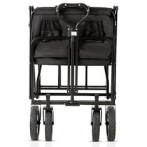 Teknum Folding Wagon Cart w/ Canopy - Black