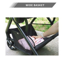 Teknum STROLL-1 Reversible Travel Stroller (Black)