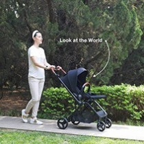 Teknum STROLL-1 Reversible Travel Stroller (Black)