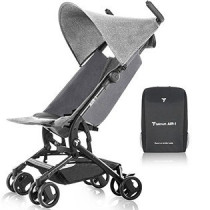 Teknum AIR-1 Travel Stroller w/ Carry Backpack - Grey