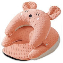 Sunveno Baby Anti-Reflux Feeding Pillow w/ C Shapped Seating Pillow, Pink