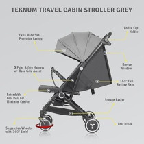 Teknum Travel Cabin Stroller - Black