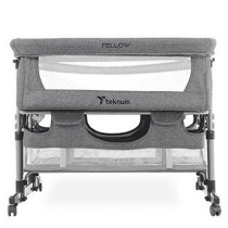 Teknum Twin Bed Side Fellow Grey