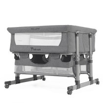 Teknum Twin Bed Side Fellow Grey