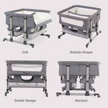 Teknum Twin Bed Side Fellow Grey