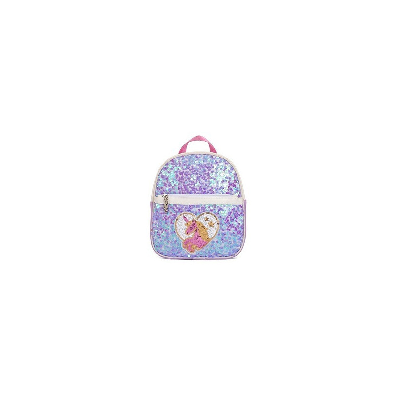 Eazy Kids - Sequin School Backpack - Horse Purple