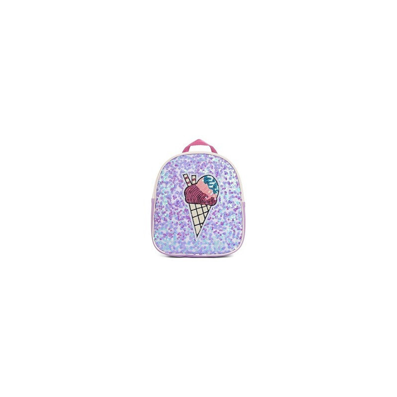 Eazy Kids - Sequin School Backpack - Softy Purple