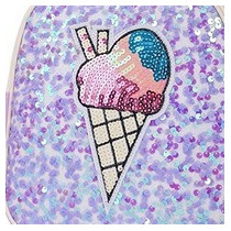 Eazy Kids - Sequin School Backpack - Softy Purple