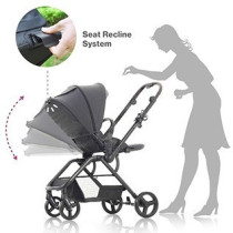 Teknum STROLL-1 Reversible Travel Stroller - (Grey)