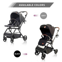 Teknum STROLL-1 Reversible Travel Stroller - (Grey)