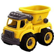 Little Story Kids Contruction Toy Dump Truck - Yellow