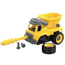 Little Story Kids Contruction Toy Dump Truck - Yellow