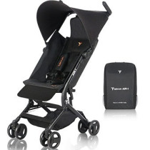 Teknum AIR-1 Travel Stroller w/ Carry Backpack - Black