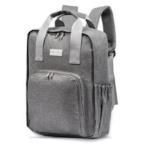Little Story Stylish Diaper Travel Backpack with Changing Pad-Grey