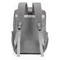 Little Story Stylish Diaper Travel Backpack with Changing Pad-Grey