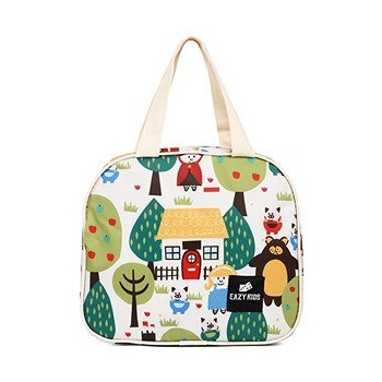 Eazy Kids Panda Lunch Bag - White