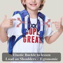 Sunveno Ergonomic School Bag Space-Blue