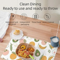 Sunveno baby Feeding Disposable Travel Multipurpose Placemats, 40 Pcs/Pack 