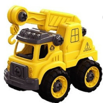 Little Story Kids Contruction Toy Crane - Yellow