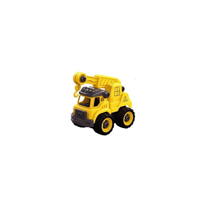 Little Story Kids Contruction Toy Crane - Yellow