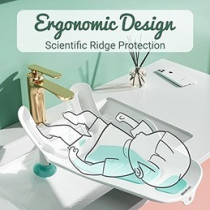 Eazy Kids 2-IN-1 Sink Bath Support tub and Butt cleaning station - Green