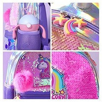 Eazy Kids Unicorn Sparkle Backpack - Pink