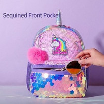 Eazy Kids Unicorn Sparkle Backpack - Pink