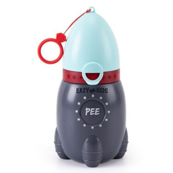 Eazy Kids Toddler On the Go Travel Rocket Urinal w/ Portable String, 370ml