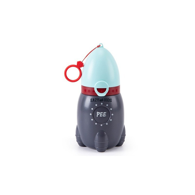 Eazy Kids Toddler On the Go Travel Rocket Urinal w/ Portable String, 370ml
