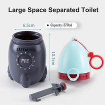 Eazy Kids Toddler On the Go Travel Rocket Urinal w/ Portable String, 370ml