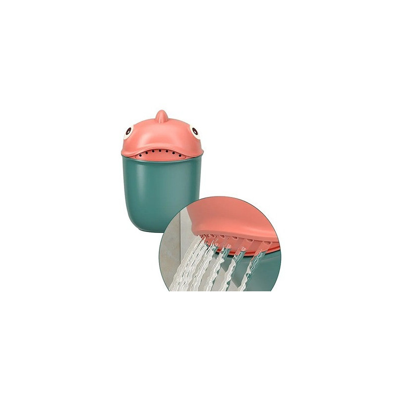Eazy Kids Baby Head Shampoo Wash Rinse Shower Mug - Green, 500ml