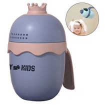 Eazy Kids Royal Baby Head Shampoo Wash Rinse Shower Mug - Purple, 500ml