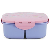 Eazy Kids Square Bento Lunch Box - Ice Cream Pink 