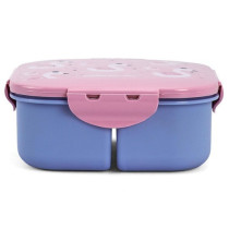 Eazy Kids Square Bento Lunch Box - Flamingo Pink 