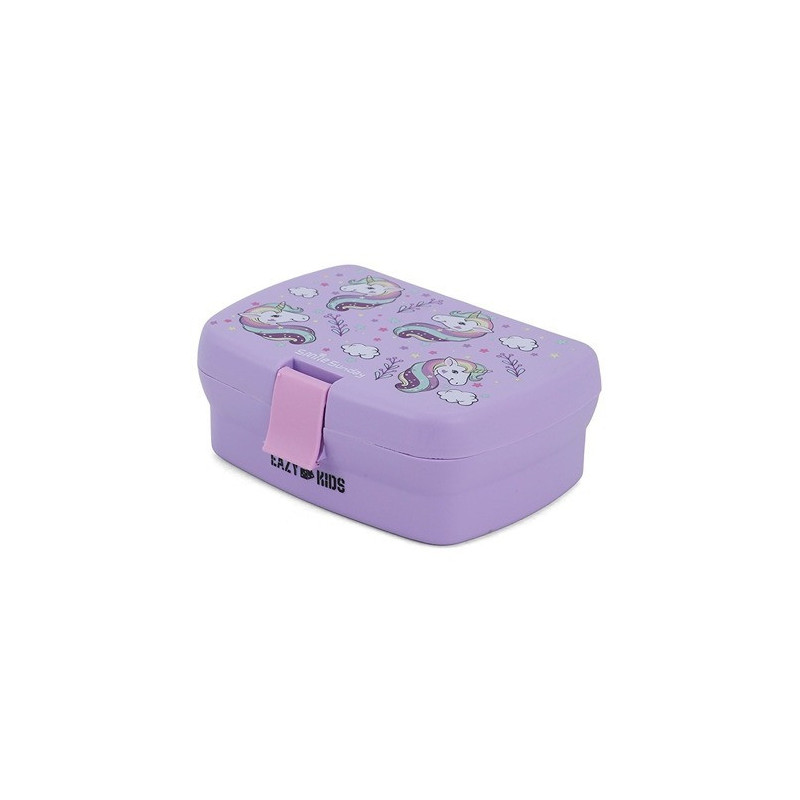 Eazy Kids Bento Lunch Box - Unicorn Purple