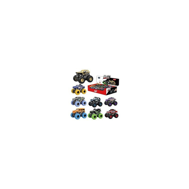 Little Story 8Pcs 4X4 Inertia Toy Car Set