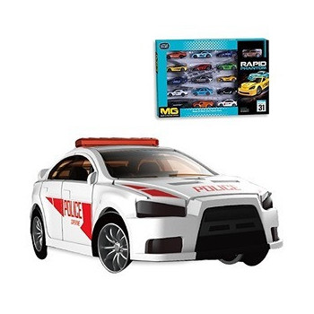 Little Story 16Pcs Slide Die Cast Toy Rapid Car Set
