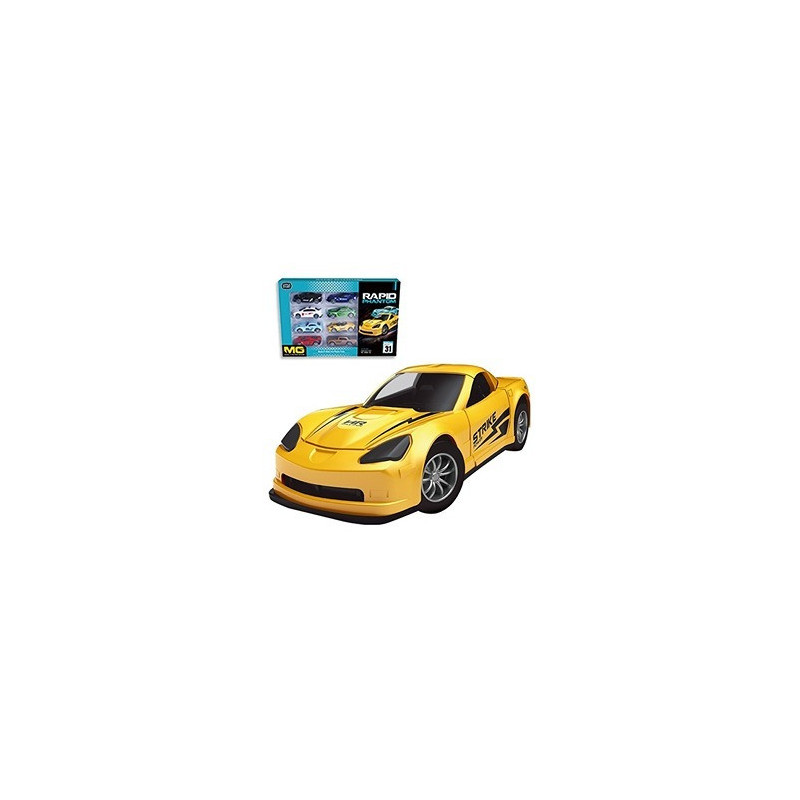Little Story 8Pcs Slide Die Cast Toy Rapid Car Set