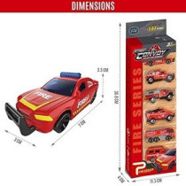 Little Story Alloy Sliding Off-Road Toy Vehicle (6Pcs) - Multicolor