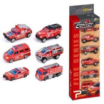 Little Story Alloy Sliding Off-Road Toy Vehicle (6Pcs) - Multicolor
