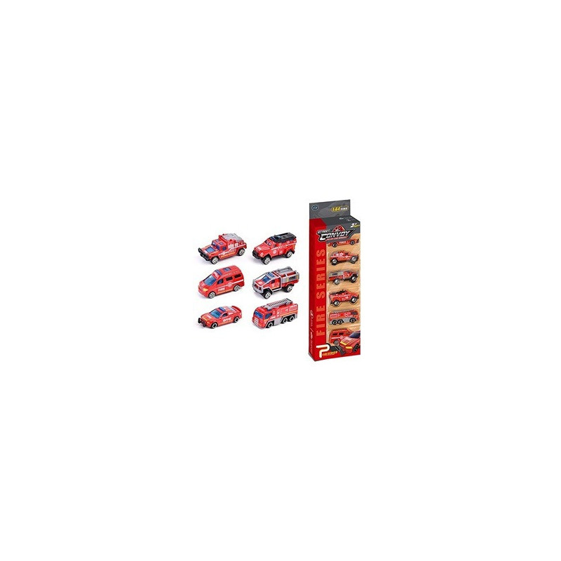 Little Story Alloy Sliding Off-Road Toy Vehicle (6Pcs) - Multicolor