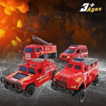 Little Story Alloy Sliding Off-Road Toy Vehicle (6Pcs) - Multicolor