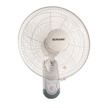 Sonashi 16" Wall Fan Gray, 2 Years Warranty (SF-8029W)