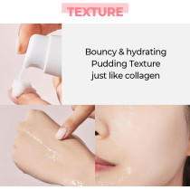 numbuzin No.4 Collagen 73% Pudding Serum, Wrinkle Care, Aging Dull Skin, Elastin, Hyaluronic Acid, Niacinamide, Korean Skin Care for Face, 1.69 fl oz