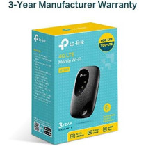 TP-Link 4G LTE MiFi, Portable Wi-Fi for Travel, Unlocked Mobile Wi-Fi Hotspot, 8 Hours Long Lasting Battery(Easy Management with Tpmifi App), Black (M7200)