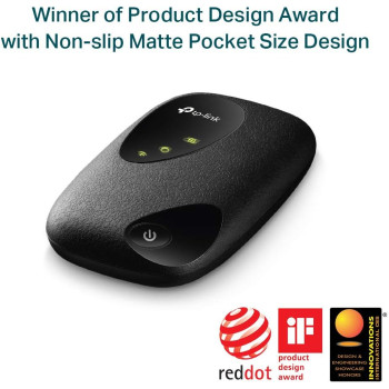 TP-Link 4G LTE MiFi, Portable Wi-Fi for Travel, Unlocked Mobile Wi-Fi Hotspot, 8 Hours Long Lasting Battery(Easy Management with Tpmifi App), Black (M7200)