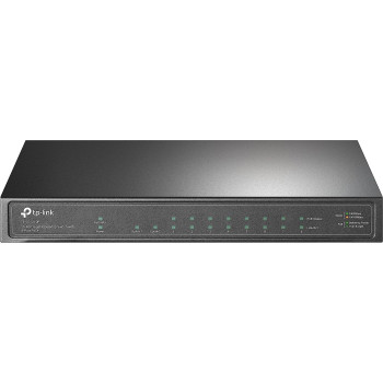 TP-Link TL-SG1210P 10-Port Gigabit Desktop Switch with 8 Port PoE+ Ethernet Switch (30W/PoE port 63W for all PoE ports, No Configuration Required), Qos